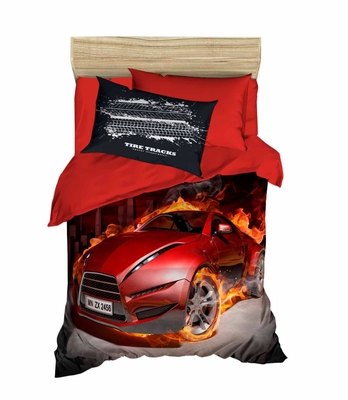 Children car single duvet cover set duvet cover bed sheet | pillow case 2, , medium