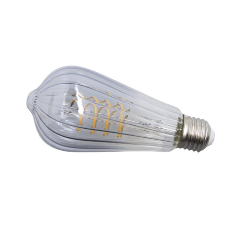 Xanlite carved glass st64 decorative led filament bulb, , medium-null