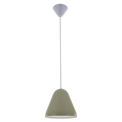 Superlights 'paris' 1xe27 (max.25w) pendant light metal pastel green l46xw47xh69.5mm