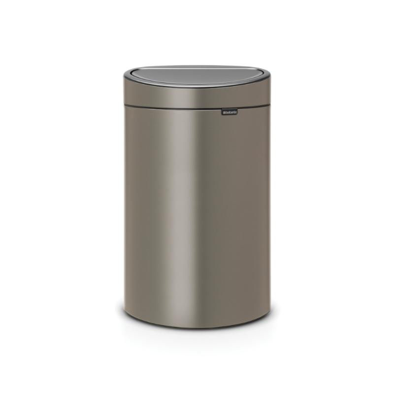 Brabantia touch bin new 40l - platinum, , medium-null