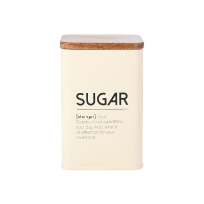 Estia allure sugar container 10x14cm - ivory