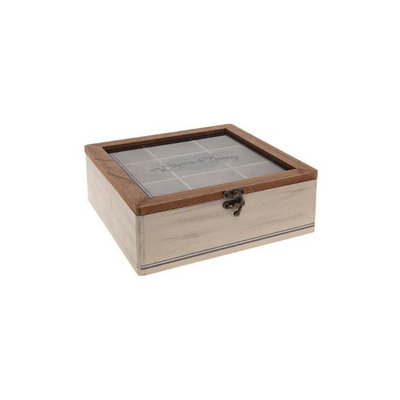 Tea box 9 cases 23x23x8cm, , medium