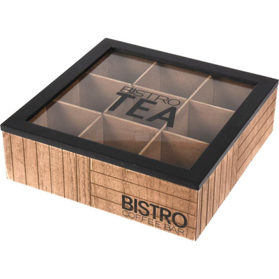 Tea box bistro 24x24x7.5cm, , medium