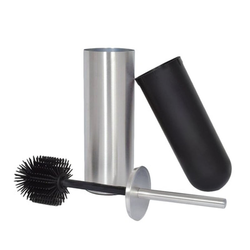 Ankor solid toilet brush silver, , medium-null
