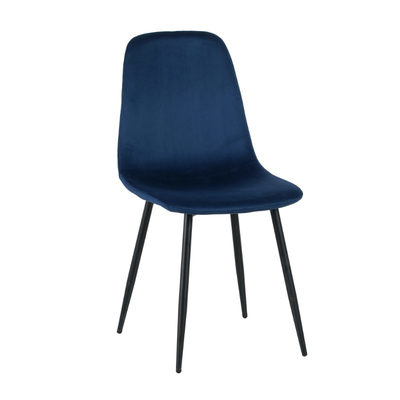 Athina chair velvet - blue, , medium