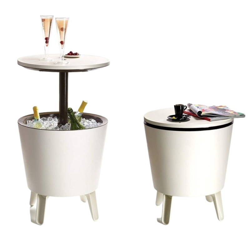 Keter cool bar 3σε1 τραπεζάκι & ψύκτης ποτών εξωτερικού χώρου με χωρητικότητα κάδου 30l, άσπρο, , medium-null