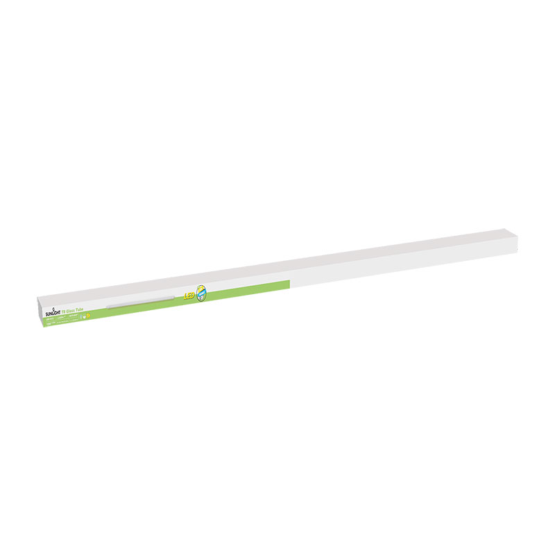 Sunlight led 18w t8 glass tube g13 lamp 4-ft 2400lm 6500k l1200xø28.1mm, , medium image number null