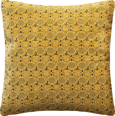 Atmoshera 164103e ocher leopard oak cushion cover 40cm x 40cm