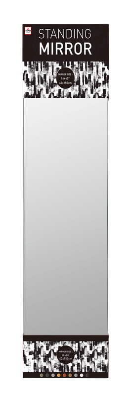 Superliving full body mirror with stand 40x150cm - silver, , medium image number null