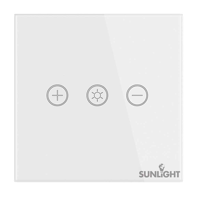 Sunlight smart 1-gang 1-way dimmer switch 10amp load (200w) Wi-Fi tuya app