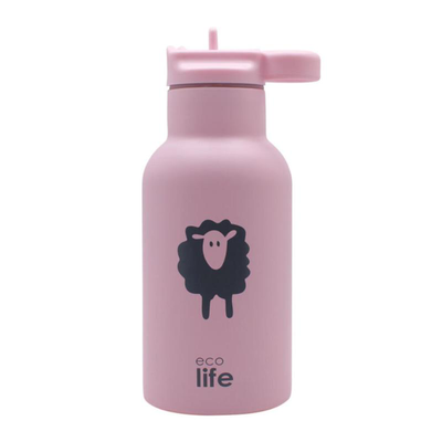 Ecolife kid &theta;&epsilon;&rho;&mu;&omicron;&sigmaf; 350ml &pi;&rho;&omicron;&beta;&alpha;&tau;&omicron;, Pink, medium