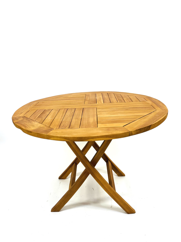 Round folding garden table, , medium image number null