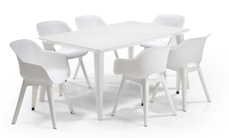 Keter akola outdoor chair 68x59x80cm - white, , medium image number null