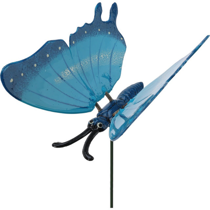 Butterfly decorative garden stick - assorted colors, , medium-null
