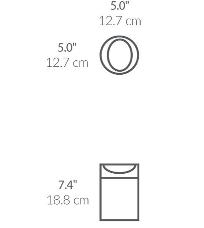 Simplehuman mini bin 1.5l - rose gold, , medium image number null