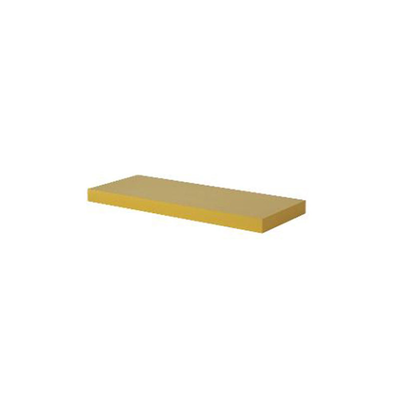 Deco system thick shelf 60cmx23.5cmx38mm glossy grey image number null