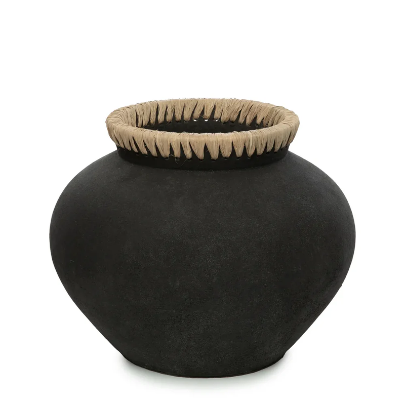 The styly vase - black natural - l, , medium-null