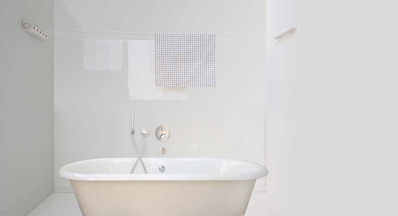 Brabantia pull-out clothes line, 22 metres - white, , medium image number null