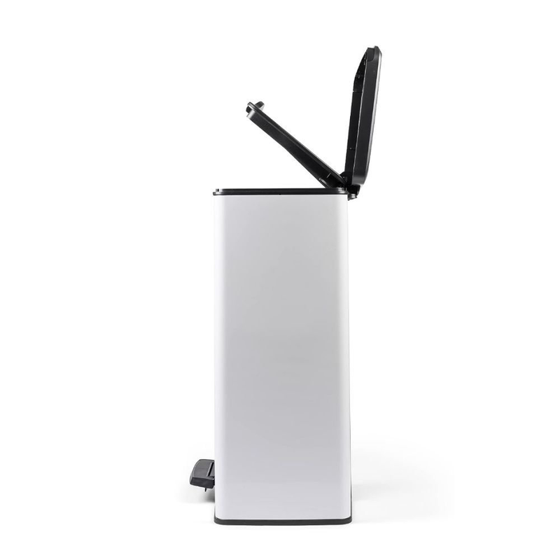 Product image: Curver κάδος απορριμμάτων 65l με πεντάλ, λευκός από πλαστικό, ανθεκτικός & οικολογικός, , medium-null
