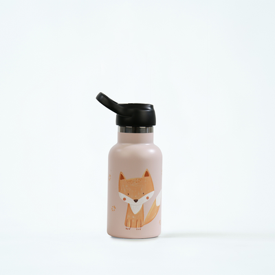 Thermal bottle with straw fox 350ml, , medium