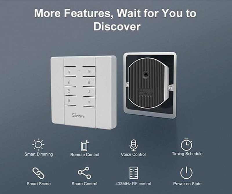 Sonoff d1 smart dimmer switch with remote control, , medium-null