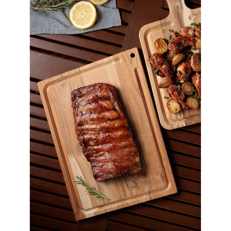 Product image: Tramontina rectangular wood cutting board 40x28cm, , medium-null