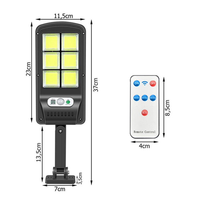 Ηλιακό φωτιστικό με αισθητήρα κίνησης και τηλεκοντρολ – jortan, , medium-null