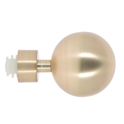 Mobois metallic decorative curtain rod cap d.28 gold matt, Gold, medium