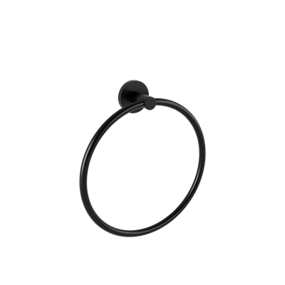 Sigma black matte towel ring, , medium