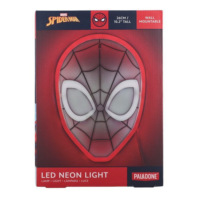 Product image: Paladone spiderman wall mountable led neon light, , medium-null