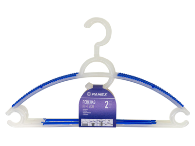Pamex set 2pcs plastic hanger hi-tech