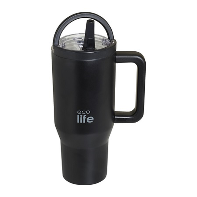 Ecolife neon tumbler 900ml black, , medium