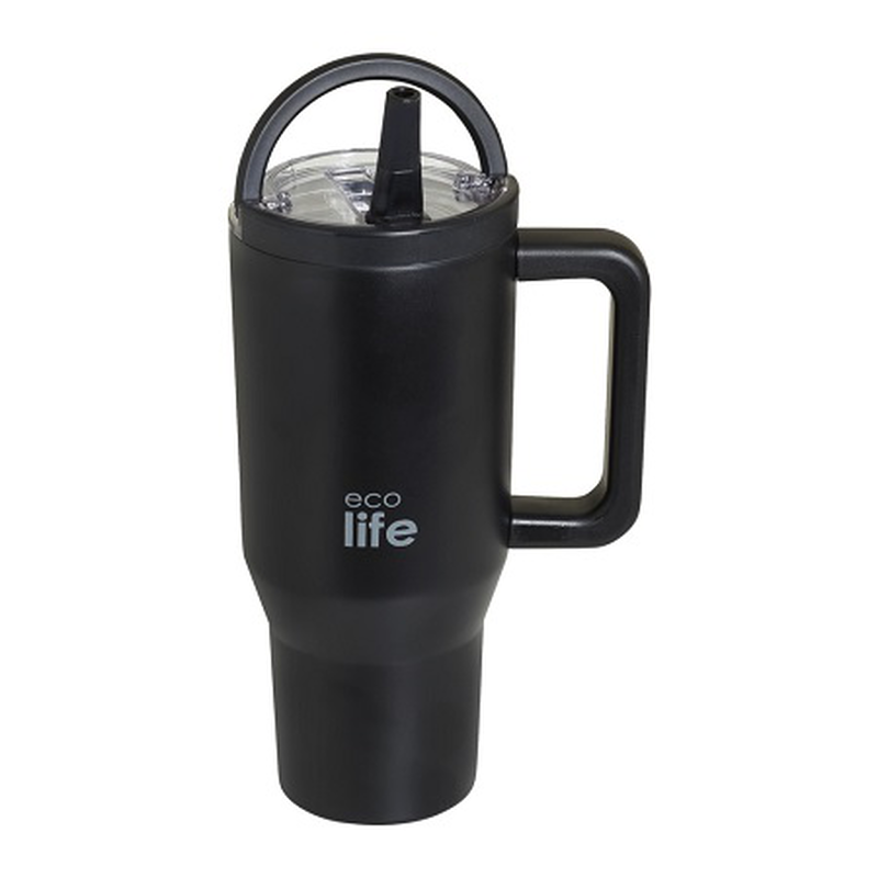 Ecolife neon tumbler 900ml black, , medium-null