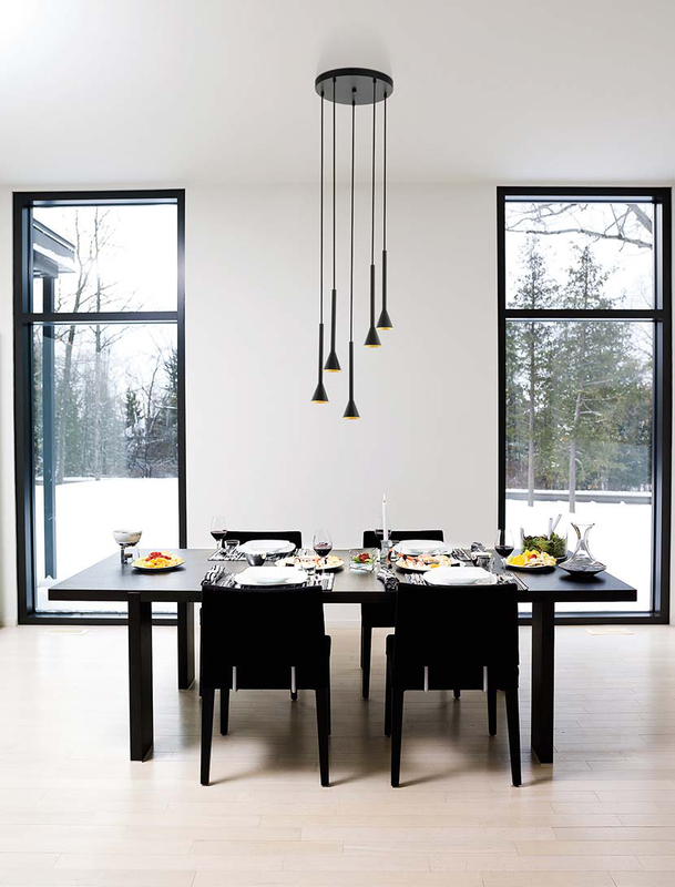 Eglo 'cortaderas' pendant light 5xgu10 3000k ø350mm, , medium-null