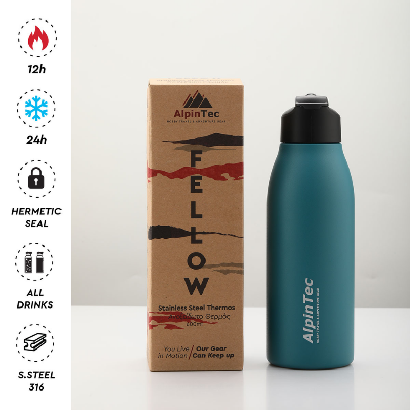 Product image: Alpin flask fellow 600ml - green-null