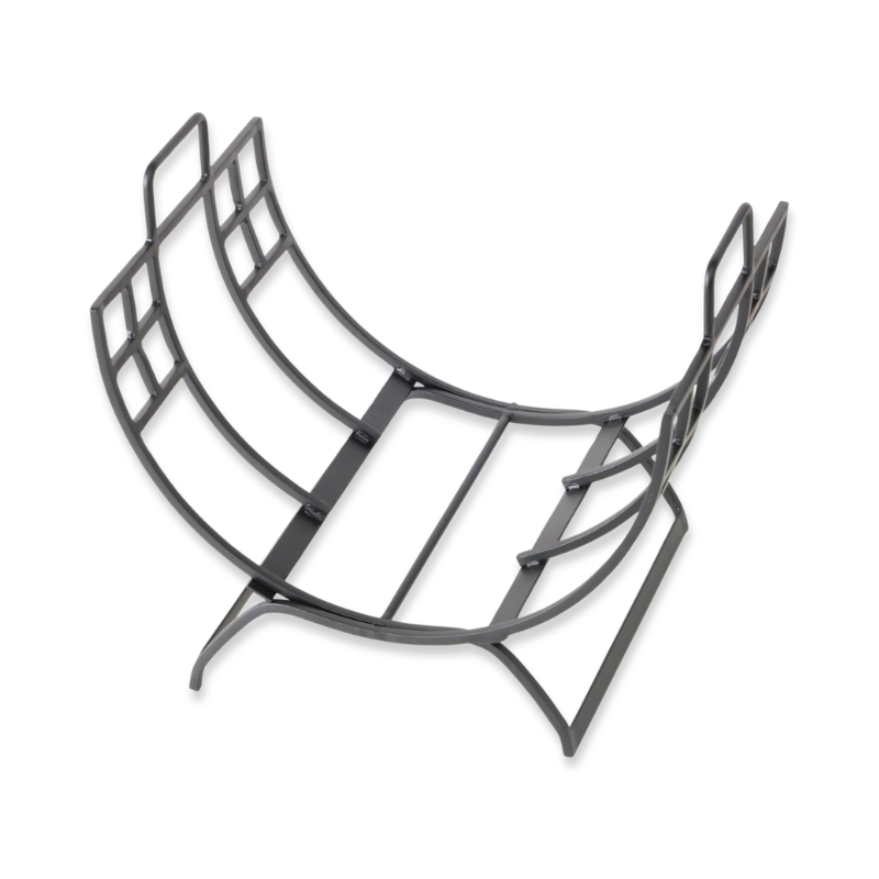 Boltze iron black firewood rack 35x31cm image number null