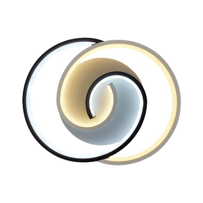Sunlight led 38w ceiling light with remote control sand black+white dimmable 2152lm cct 120° ip20, , medium-null