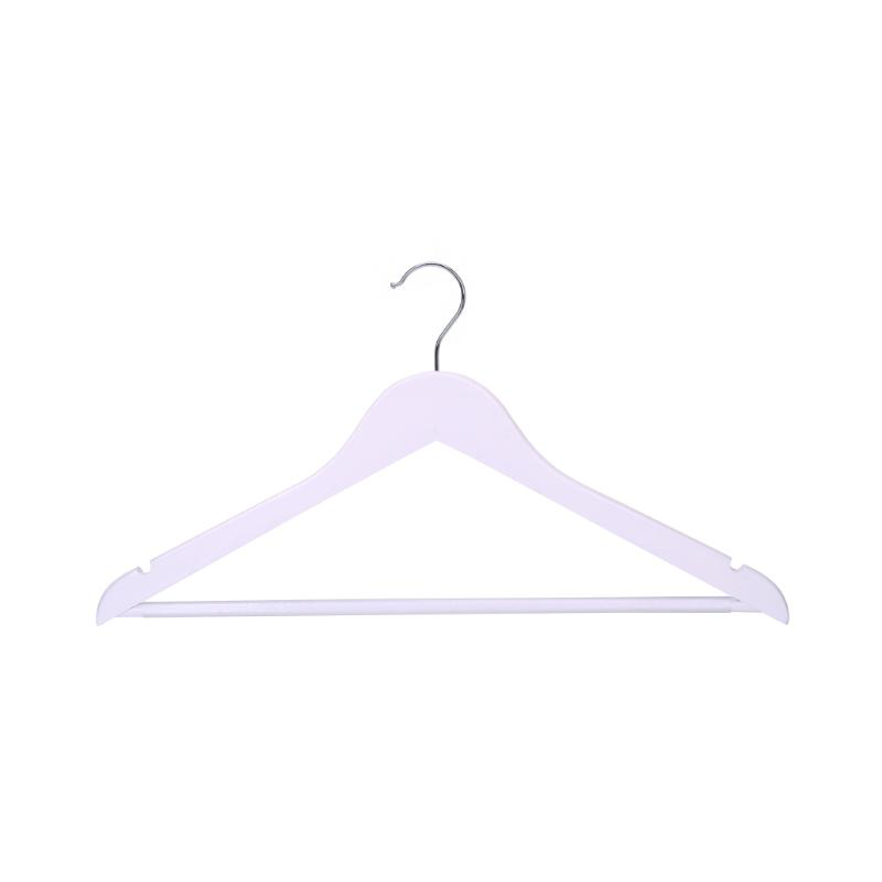 Product image: Wooden cloth hangers pvc 3 pieces - white, , medium-null
