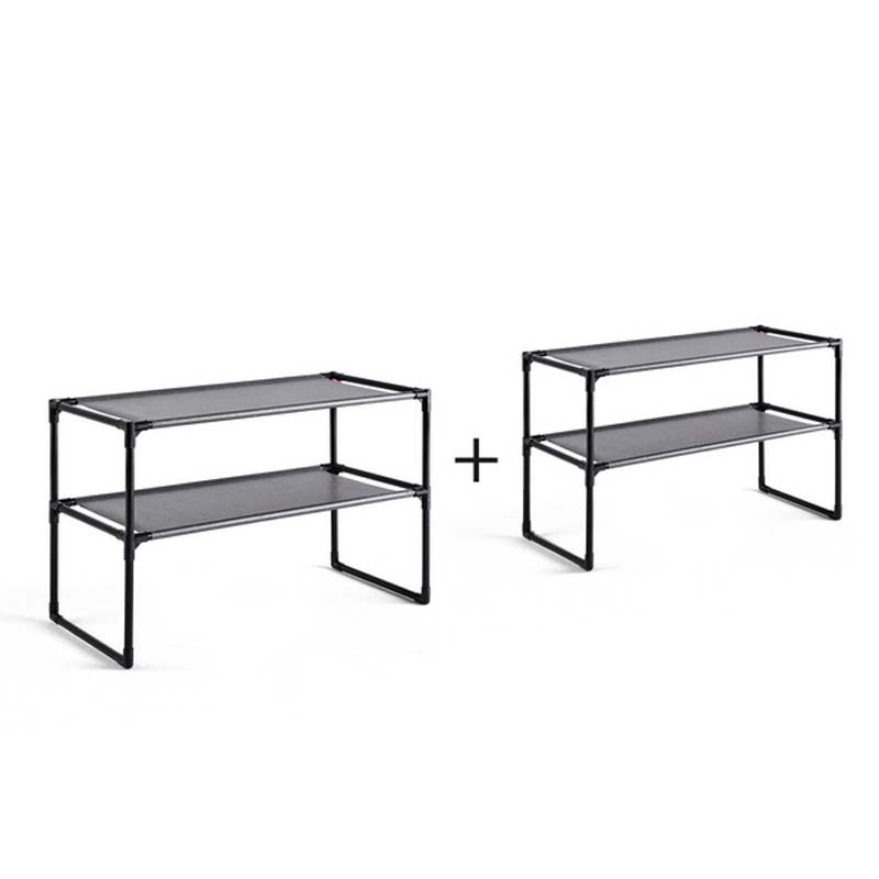 Rayen shoe rack stackable 59x28x38cm, , medium image number null