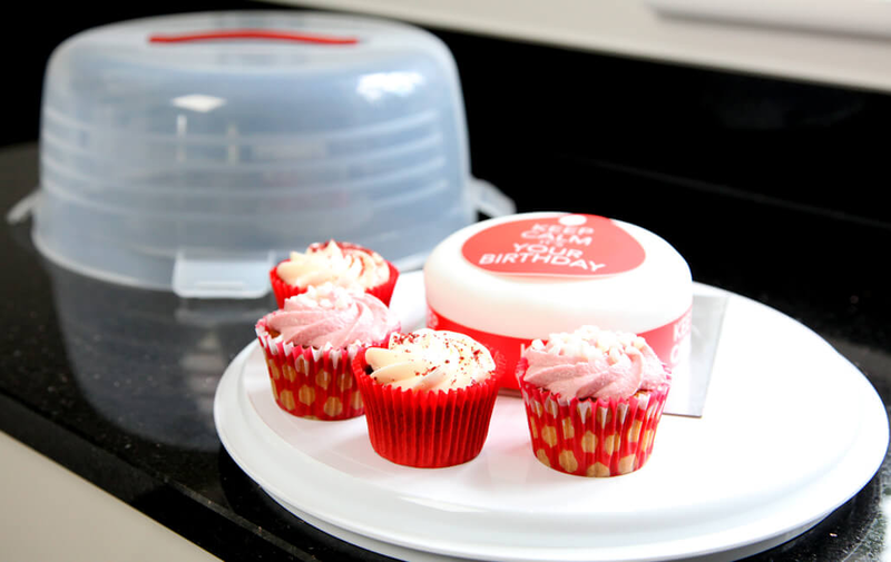Curver cake box round high 35x15cm, , medium image number null