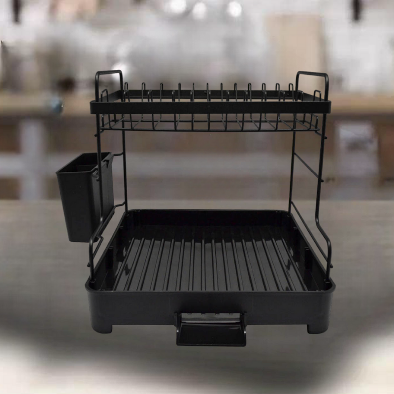 Ankor modern dish dryer 2 tier image number null