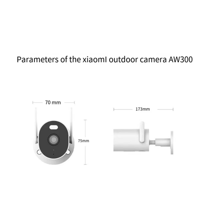 Xiaomi outdoor Wi-Fi camera aw300 3mp κάμερα ασφαλείας εξωτερικών χώρων, , medium-null