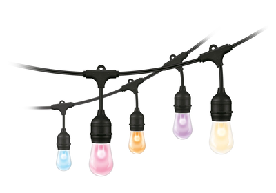 Wiz 48ft string lights eu type c 14.8cm 12 bulbs, , medium