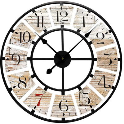 Technoline wall clock metal frame with mdf 58cm
metal frame with mdf, , medium