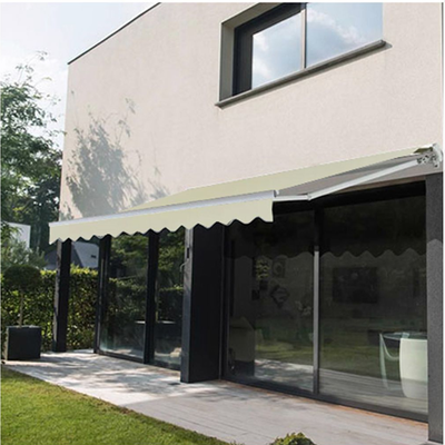 1er electric awning with remote control 3.5 x 2.5m ecrou