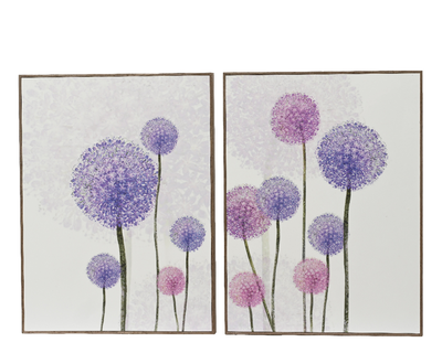 Paint in canvas dandelion, , medium
