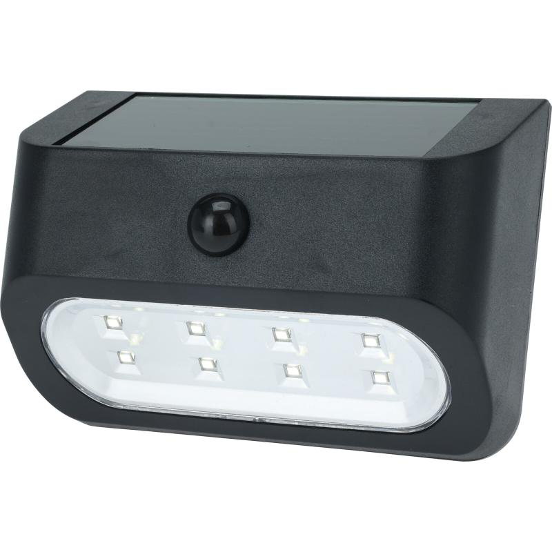 Solar wall light 13x9cm - black, , medium image number null