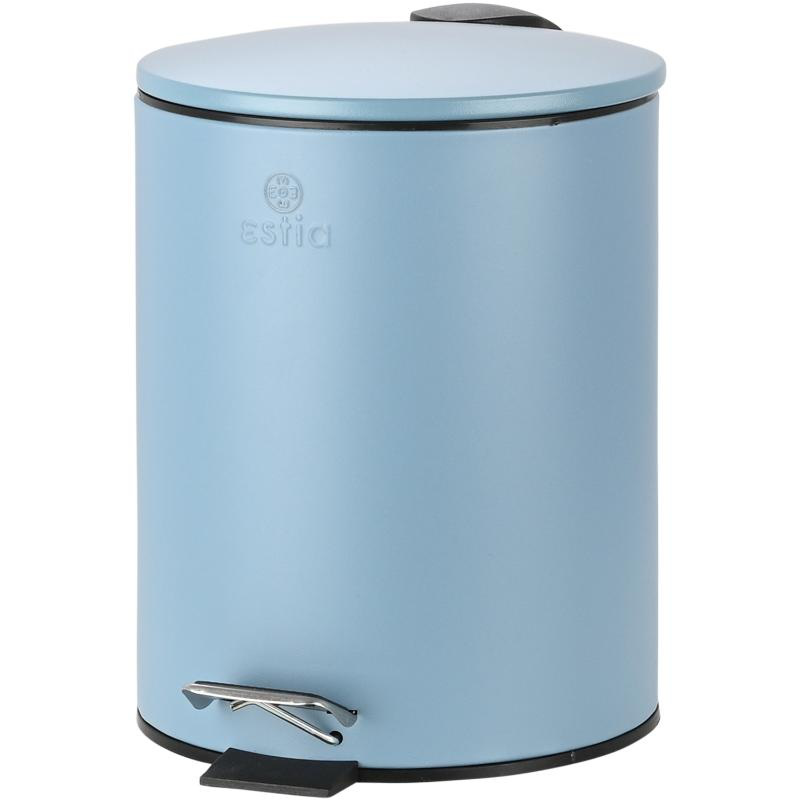 Estia pedal bin 5l - blue mat, , medium image number null