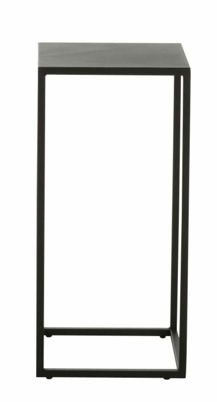 Side tables square metal black - large-null