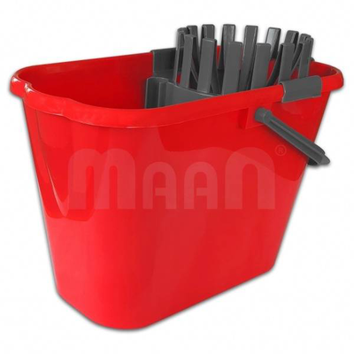 Mop bucket with squeezer 12 liter maan, , medium